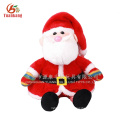 Jouets en peluche de Noël de père et de s&#39;asseoir Jouets en peluche de Santa Claus